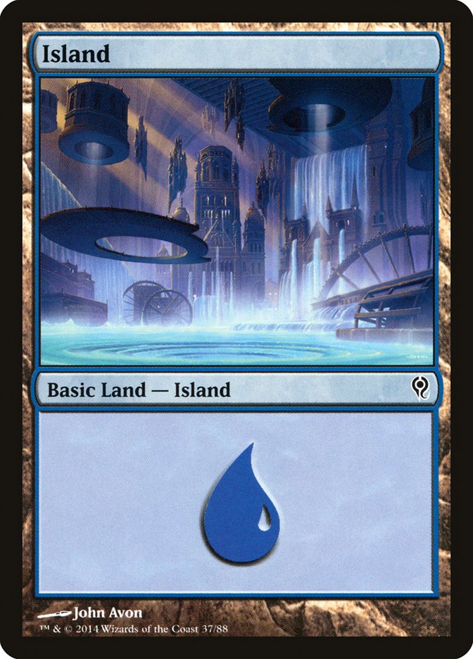 Island (37) [Duel Decks: Jace vs. Vraska] | Card Merchant Takapuna