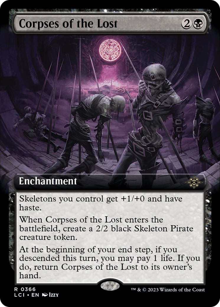 Corpses of the Lost (Extended Art) [The Lost Caverns of Ixalan] | Card Merchant Takapuna