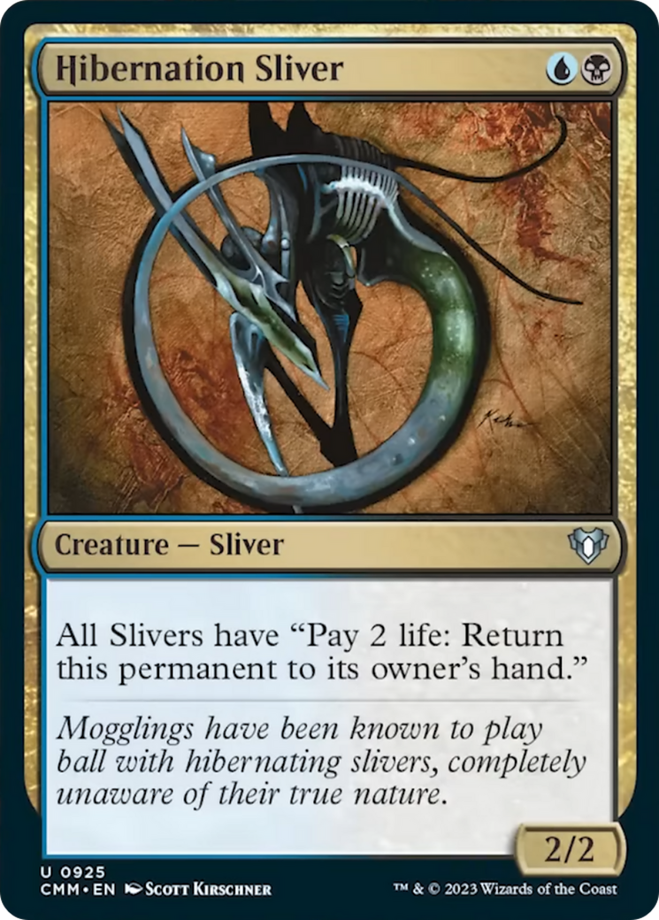 Hibernation Sliver [Commander Masters] | Card Merchant Takapuna