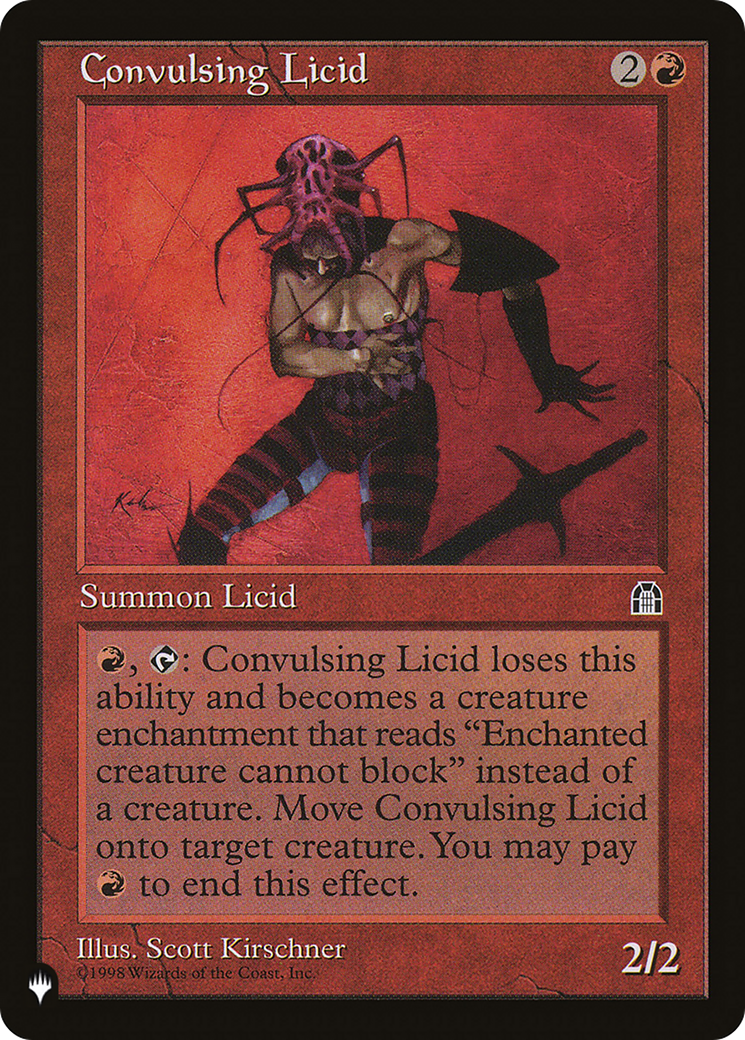 Convulsing Licid [The List Reprints] | Card Merchant Takapuna