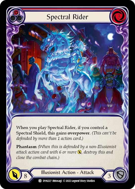 Spectral Rider (Red) [DYN227] (Dynasty) | Card Merchant Takapuna