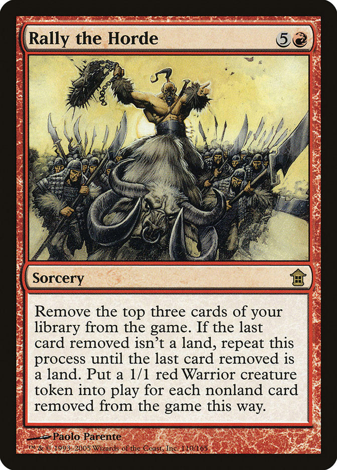 Rally the Horde [Saviors of Kamigawa] | Card Merchant Takapuna