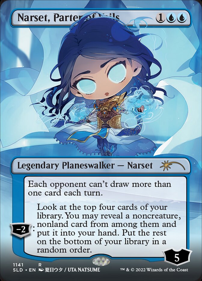 Narset, Parter of Veils (Borderless) [Secret Lair Drop Series] | Card Merchant Takapuna