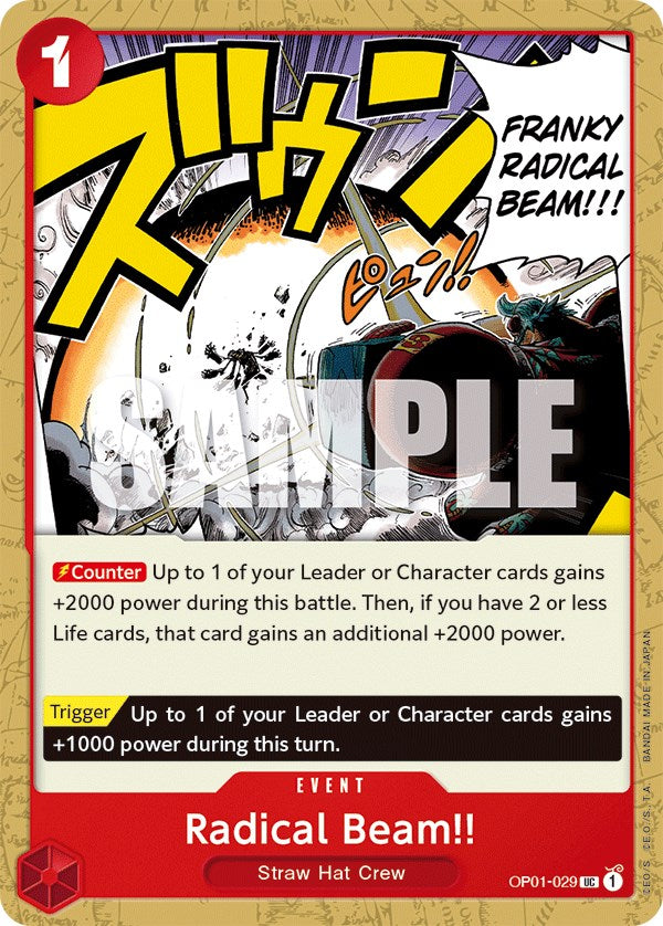 Radical Beam!! [Romance Dawn] | Card Merchant Takapuna