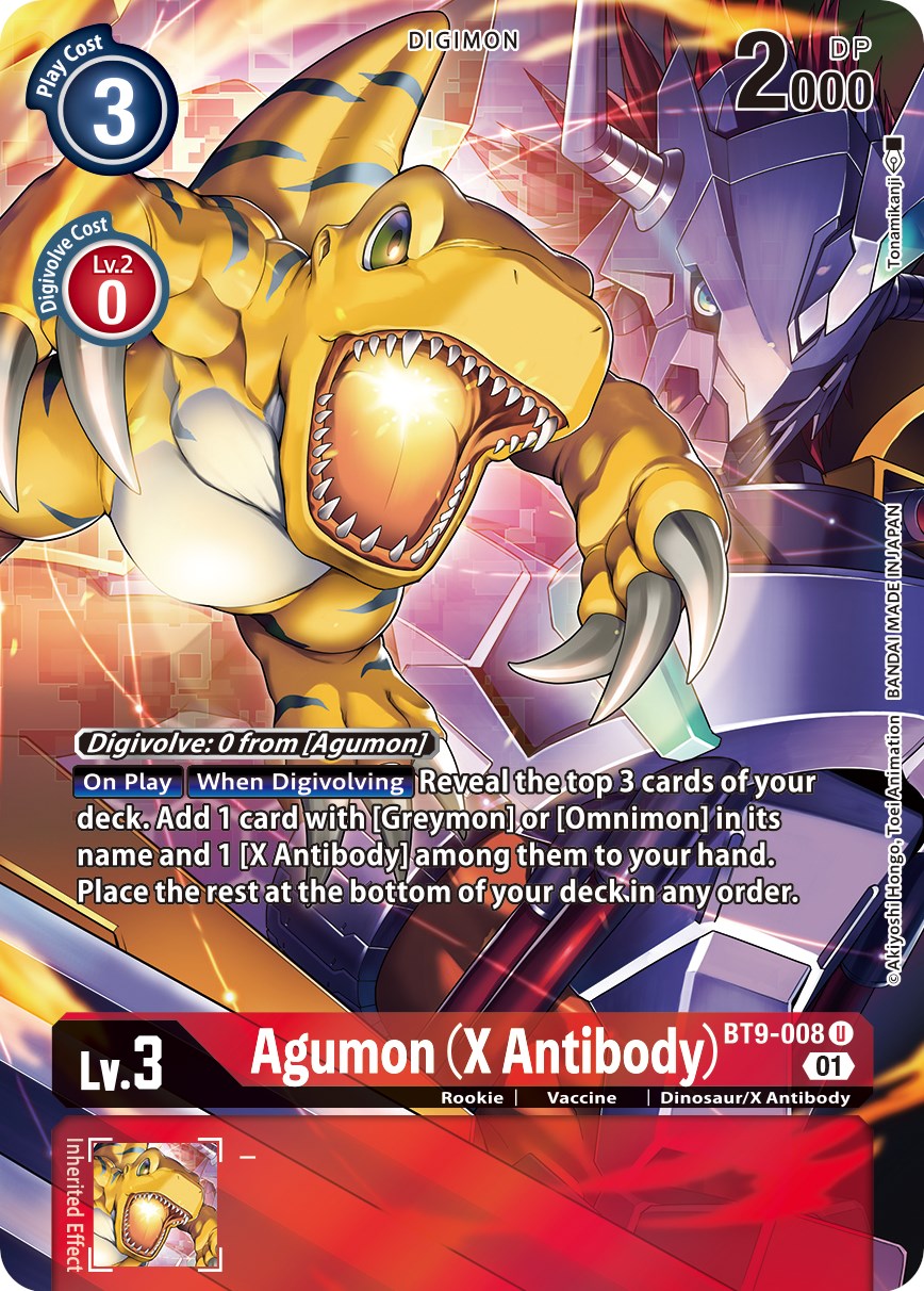 Agumon (X Antibody) [BT9-008] (Alternate Art) [X Record] | Card Merchant Takapuna