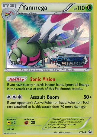 Yanmega (XY144) (Staff) [XY: Black Star Promos] | Card Merchant Takapuna