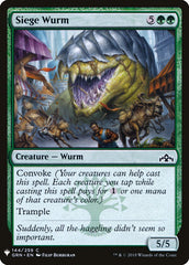 Siege Wurm [Mystery Booster] | Card Merchant Takapuna