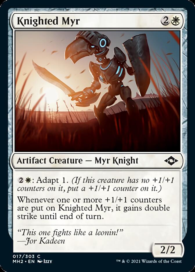 Knighted Myr [Modern Horizons 2] | Card Merchant Takapuna