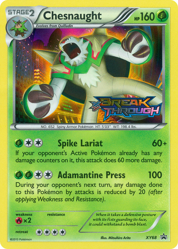 Chesnaught (XY68) [XY: Black Star Promos] | Card Merchant Takapuna