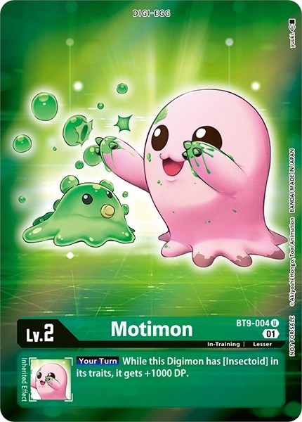 Motimon [BT9-004] (Alternative Art - Box Topper) [X Record] | Card Merchant Takapuna