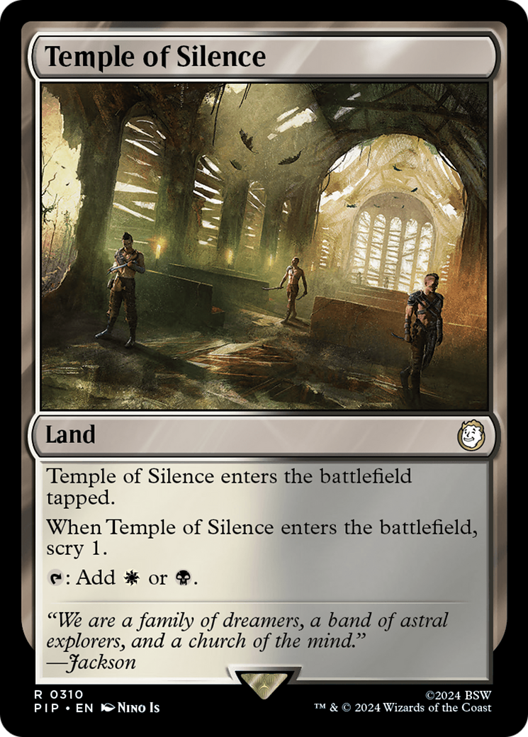 Temple of Silence [Fallout] | Card Merchant Takapuna