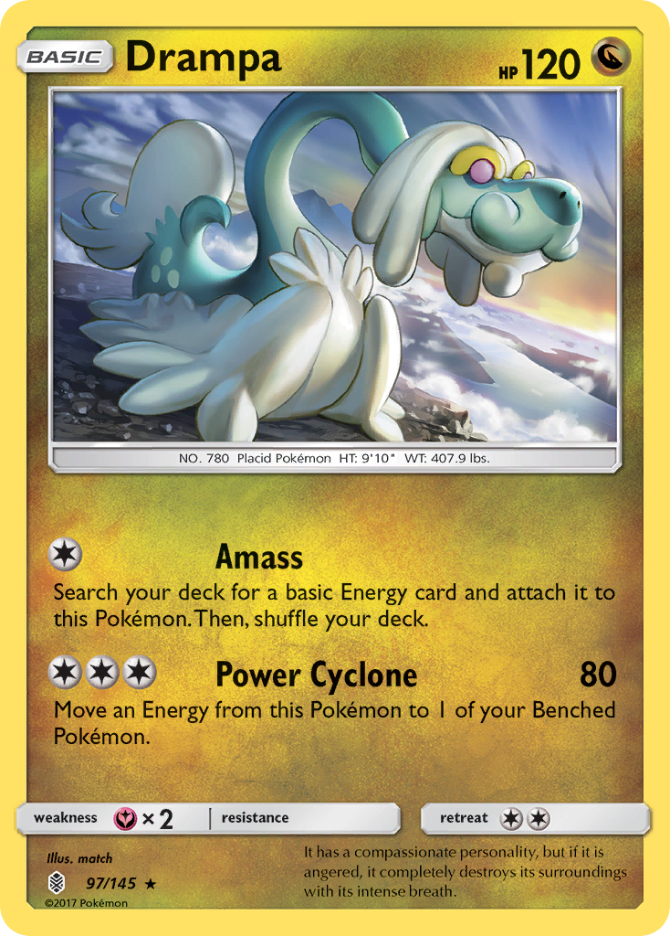 Drampa (97/145) [Sun & Moon: Guardians Rising] | Card Merchant Takapuna