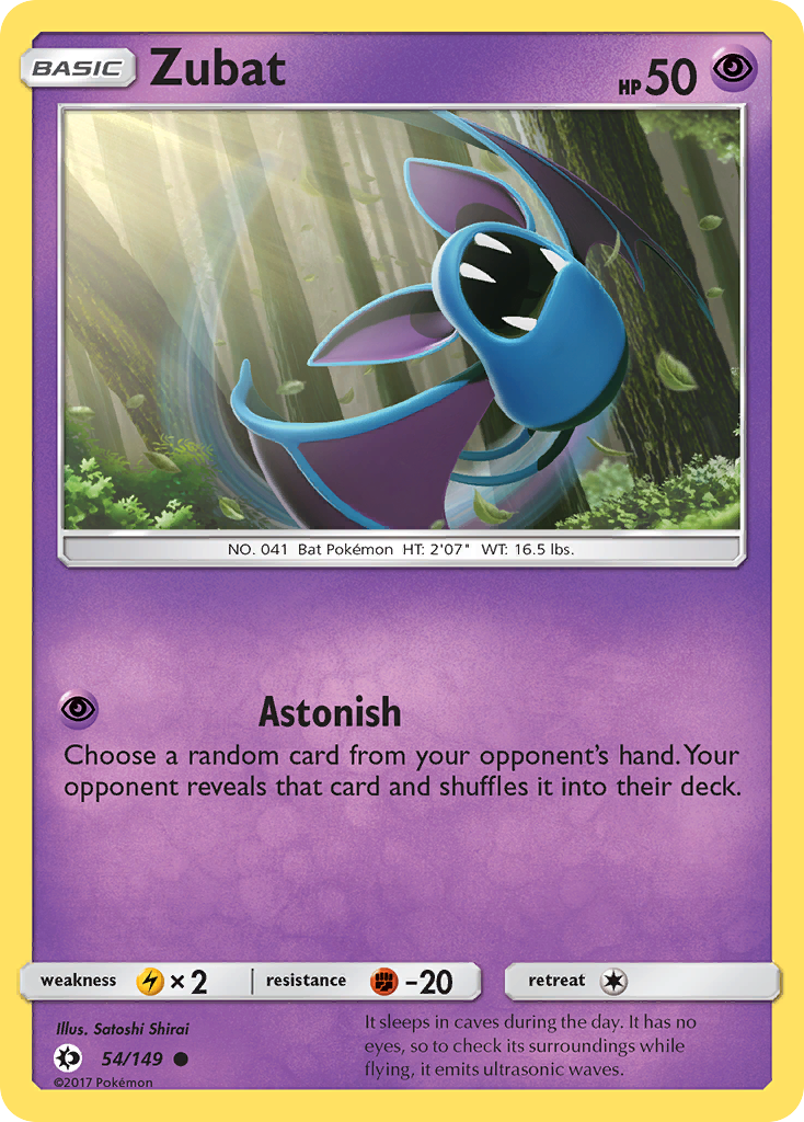 Zubat (54/149) [Sun & Moon: Base Set] | Card Merchant Takapuna