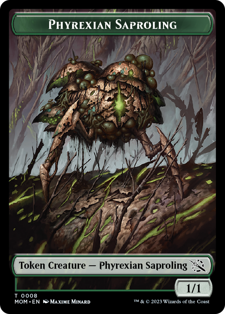 Phyrexian Saproling Token [March of the Machine Tokens] | Card Merchant Takapuna