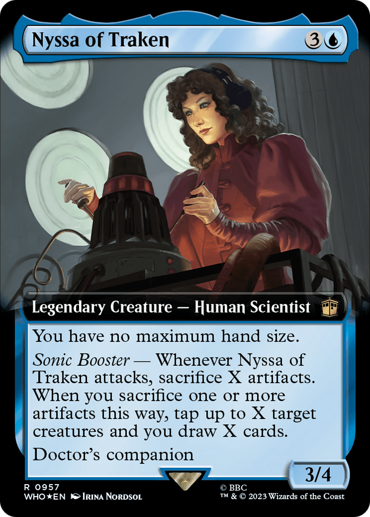 Nyssa of Traken (Extended Art) (Surge Foil) [Doctor Who] | Card Merchant Takapuna