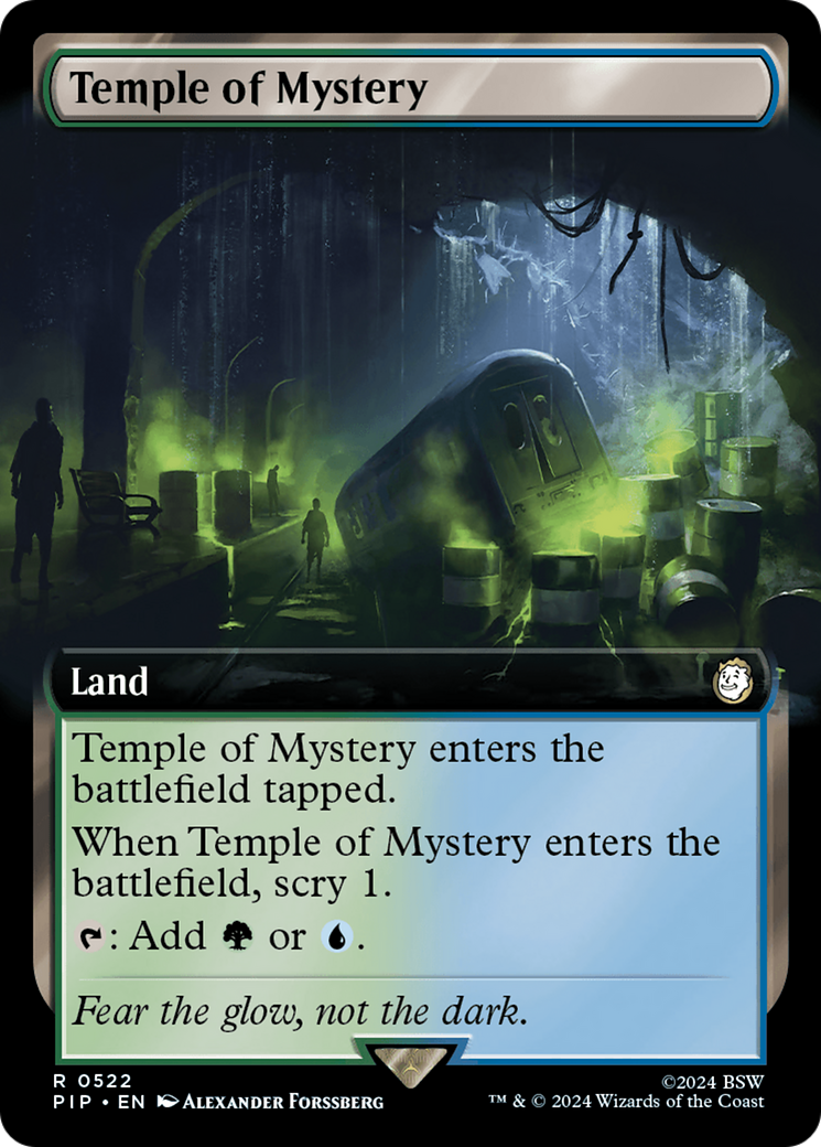 Temple of Mystery (Extended Art) [Fallout] | Card Merchant Takapuna