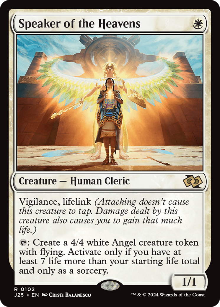 Speaker of the Heavens [Foundations Jumpstart] | Card Merchant Takapuna