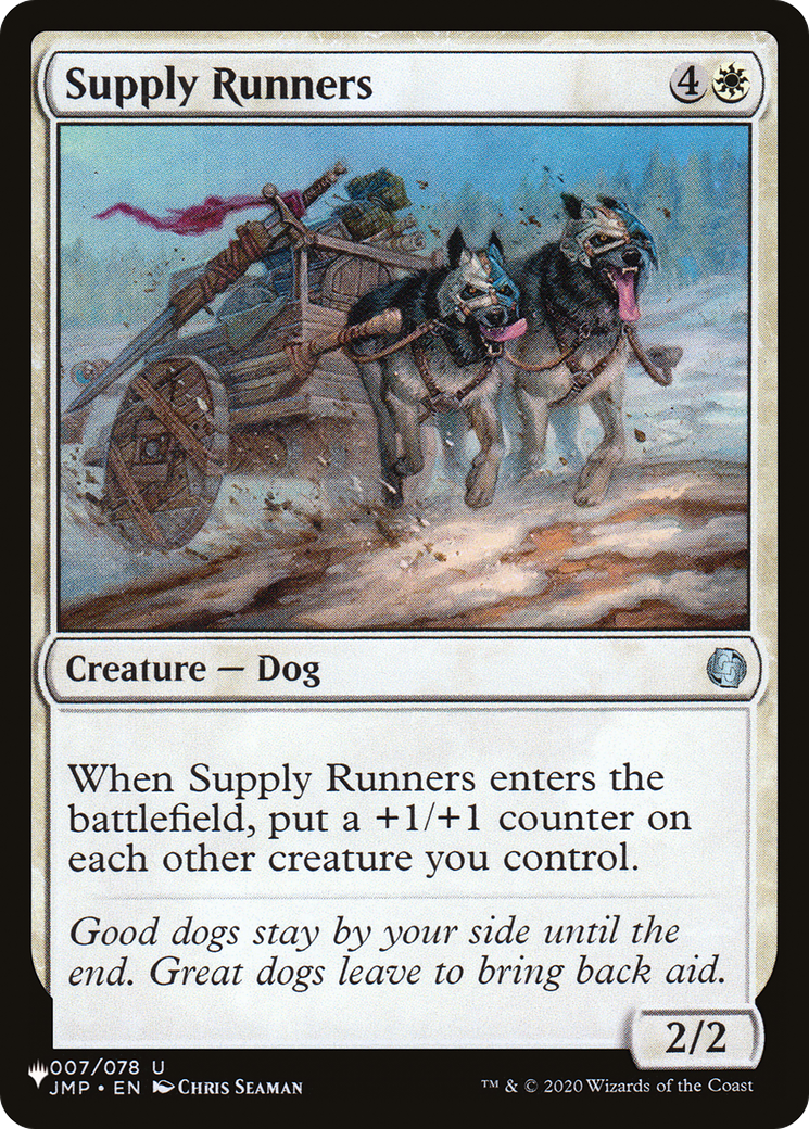 Supply Runners [The List] | Card Merchant Takapuna