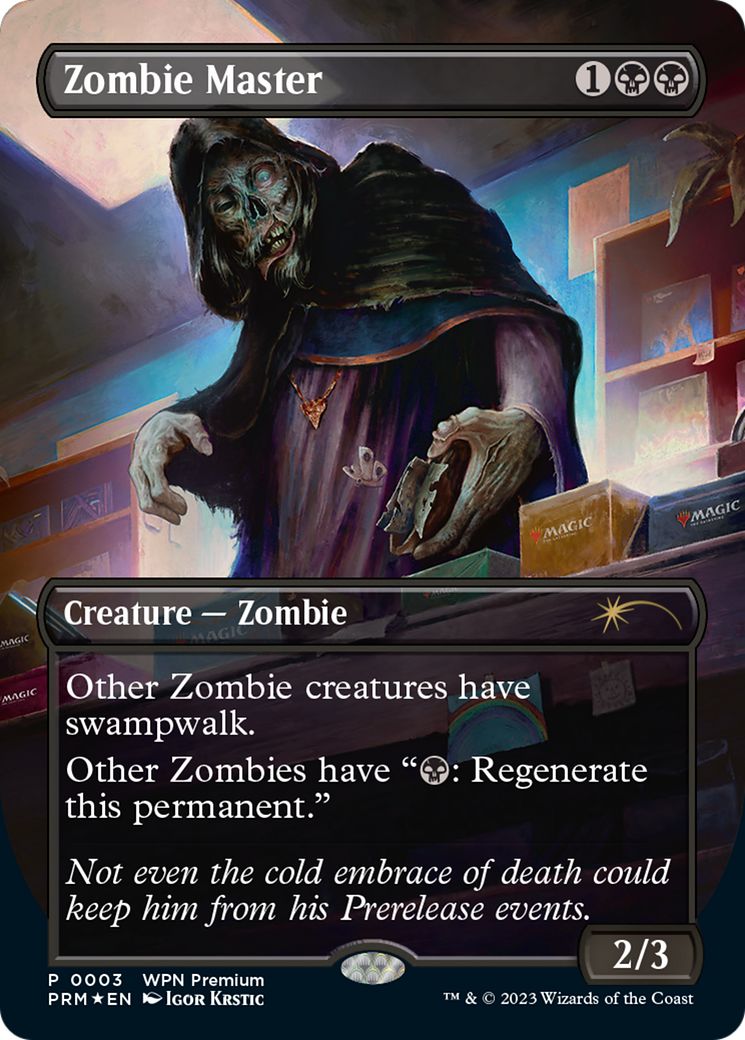 Zombie Master [Wizards Play Network 2024] | Card Merchant Takapuna