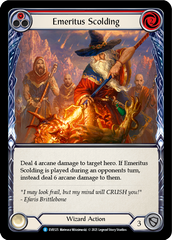 Emeritus Scolding (Red) [EVR125] (Everfest)  1st Edition Normal | Card Merchant Takapuna