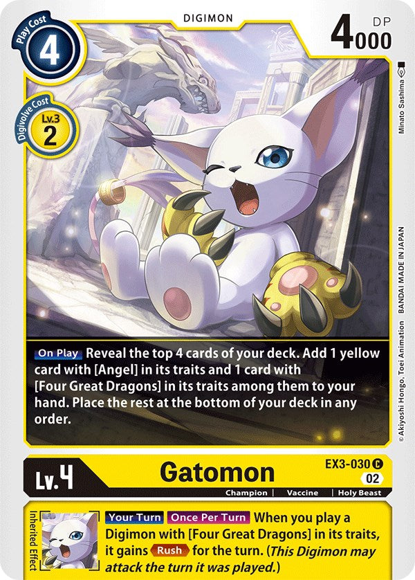 Gatomon [EX3-030] [Draconic Roar] | Card Merchant Takapuna