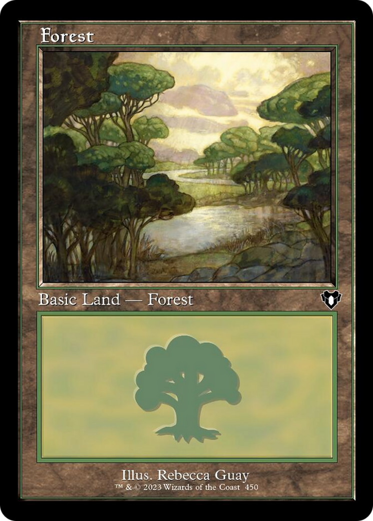 Forest (450) (Retro) [Commander Masters] | Card Merchant Takapuna