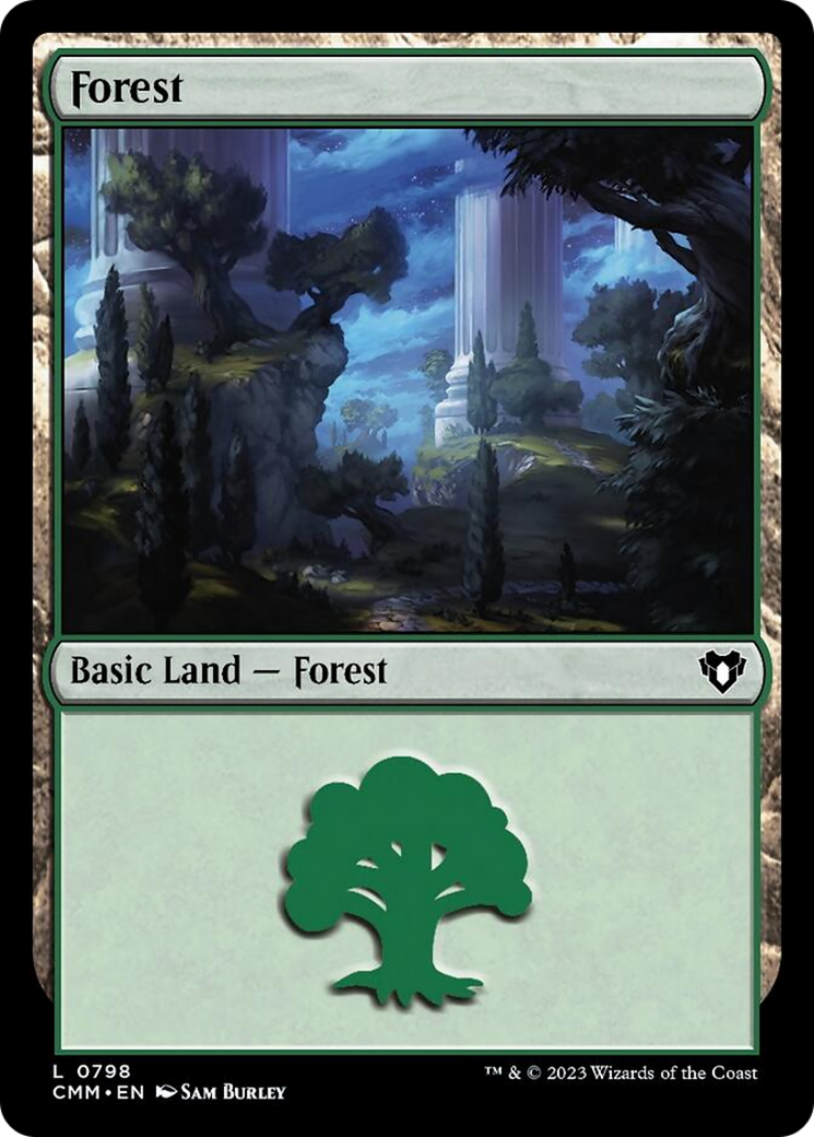 Forest (798) [Commander Masters] | Card Merchant Takapuna