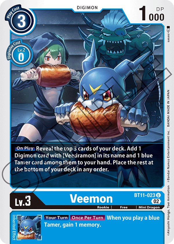 Veemon [BT11-023] [Dimensional Phase] | Card Merchant Takapuna