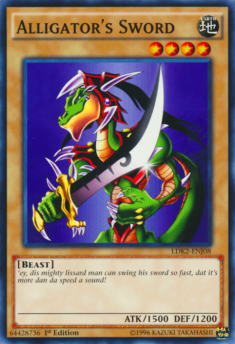 Alligator's Sword [LDK2-ENJ08] Common | Card Merchant Takapuna