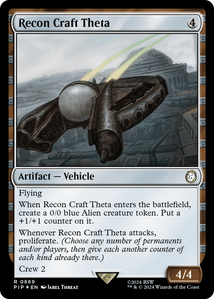 Recon Craft Theta (Surge Foil) [Fallout] | Card Merchant Takapuna