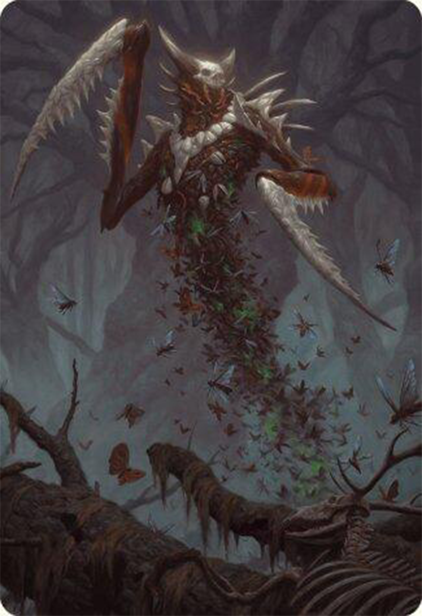 Grist, the Plague Swarm Art Card [Modern Horizons 3 Art Series] | Card Merchant Takapuna