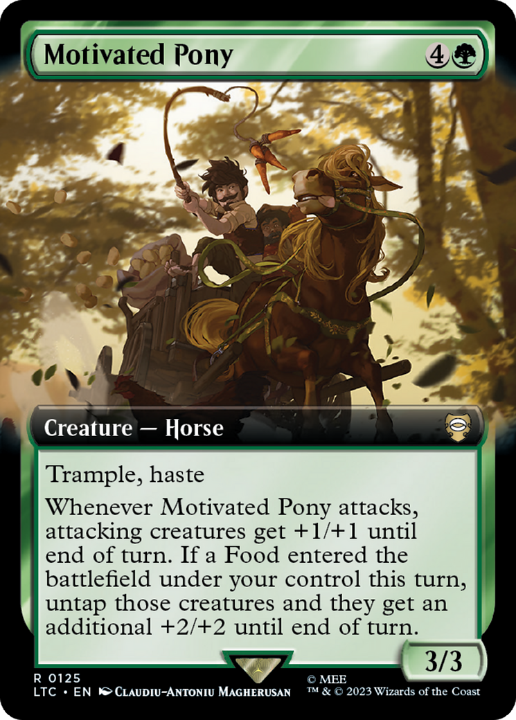 Motivated Pony (Extended Art) [The Lord of the Rings: Tales of Middle-Earth Commander] | Card Merchant Takapuna