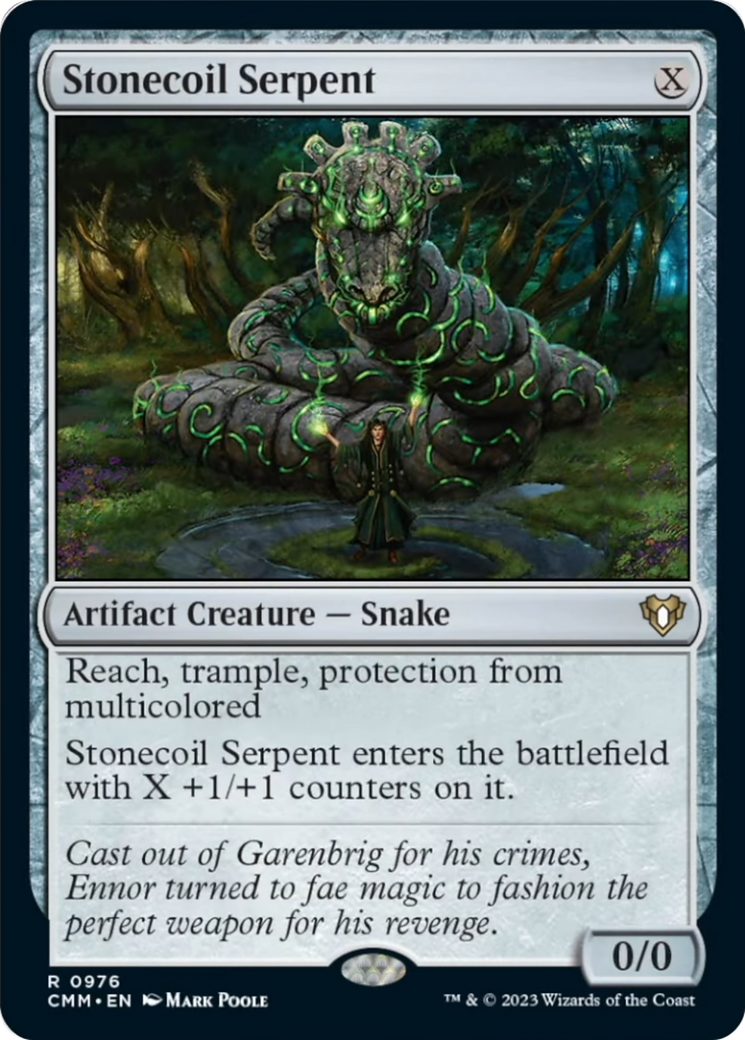 Stonecoil Serpent [Commander Masters] | Card Merchant Takapuna