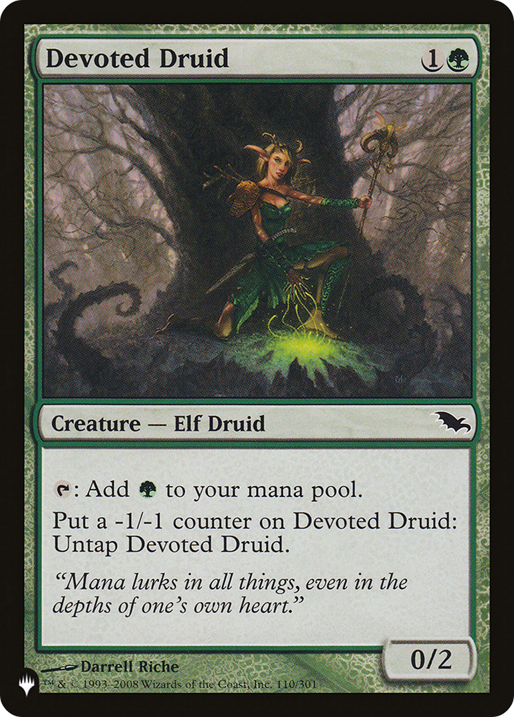 Devoted Druid (SHM) [The List] | Card Merchant Takapuna