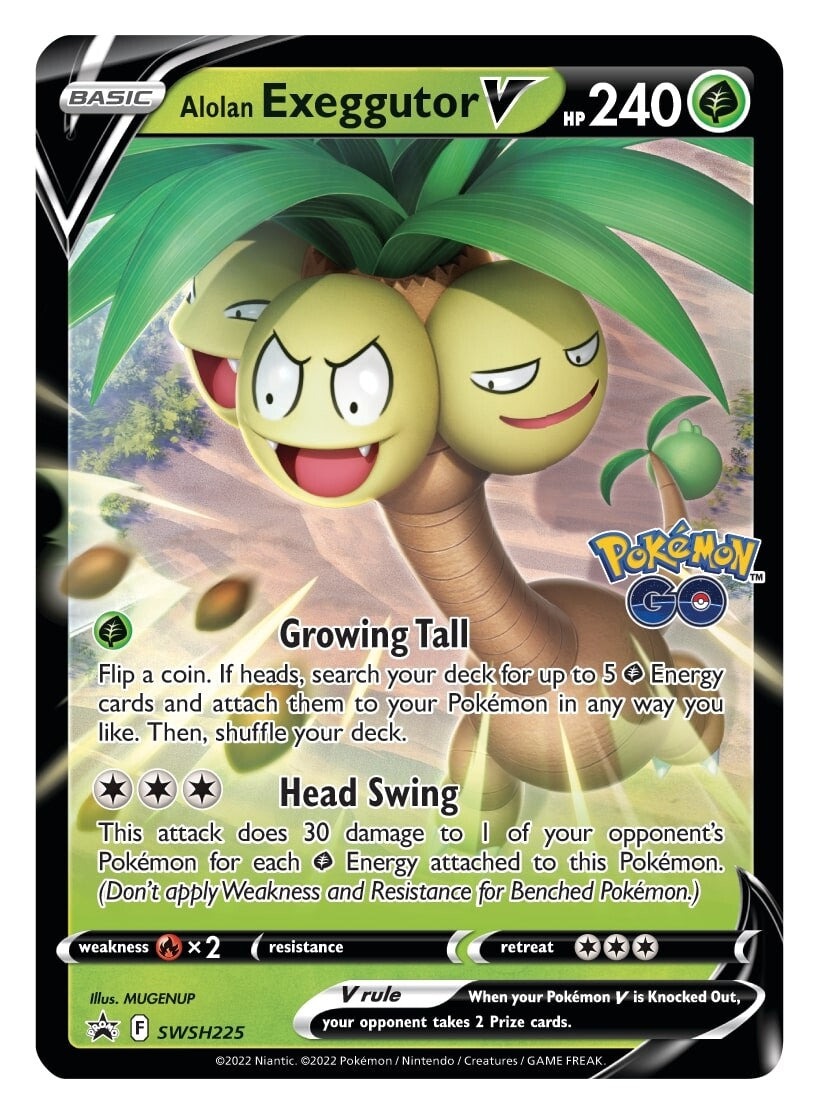 Alolan Exeggutor V (SWSH225) [Sword & Shield: Black Star Promos] | Card Merchant Takapuna