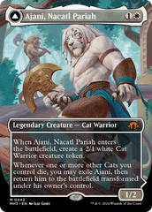 Ajani, Nacatl Pariah // Ajani, Nacatl Avenger (Borderless) [Modern Horizons 3] | Card Merchant Takapuna