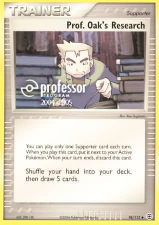 Prof Oaks Research (98/112) (2004 2005) [Professor Program Promos] | Card Merchant Takapuna