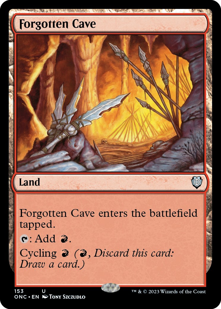 Forgotten Cave [Phyrexia: All Will Be One Commander] | Card Merchant Takapuna