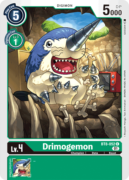 Drimogemon [BT8-052] [New Awakening] | Card Merchant Takapuna