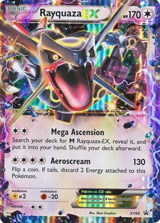 Rayquaza EX (XY69) (Jumbo Card) [XY: Black Star Promos] | Card Merchant Takapuna