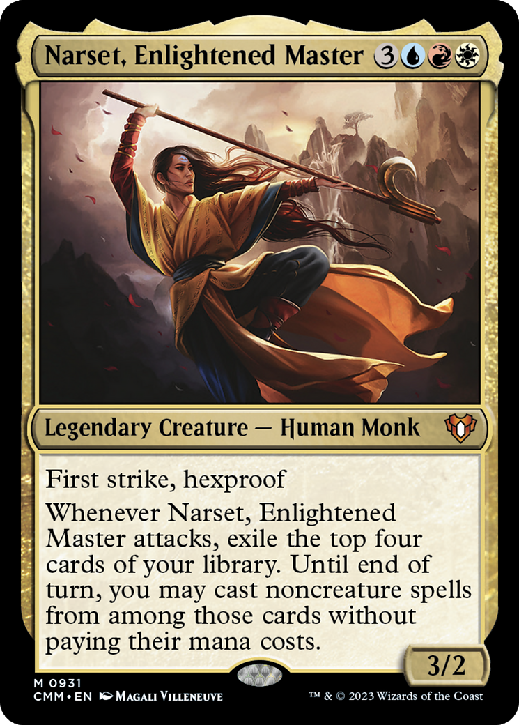 Narset, Enlightened Master [Commander Masters] | Card Merchant Takapuna