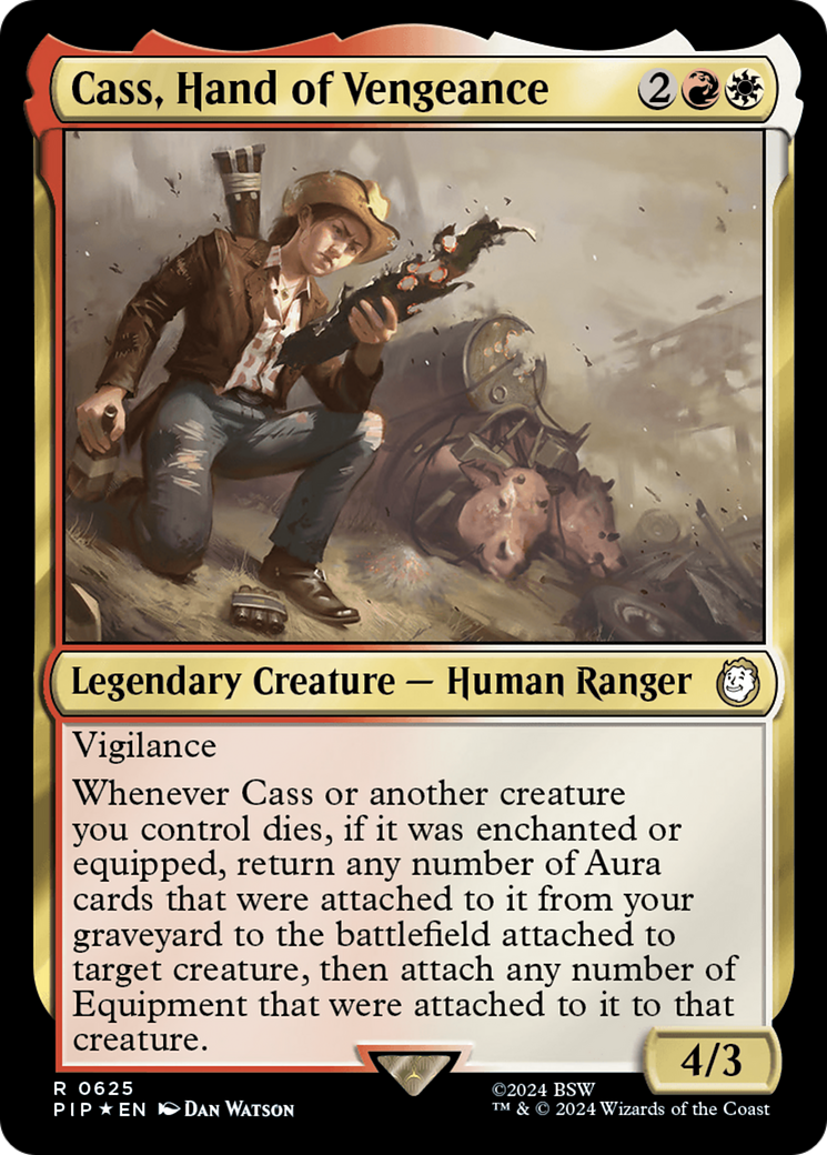 Cass, Hand of Vengeance (Surge Foil) [Fallout] | Card Merchant Takapuna