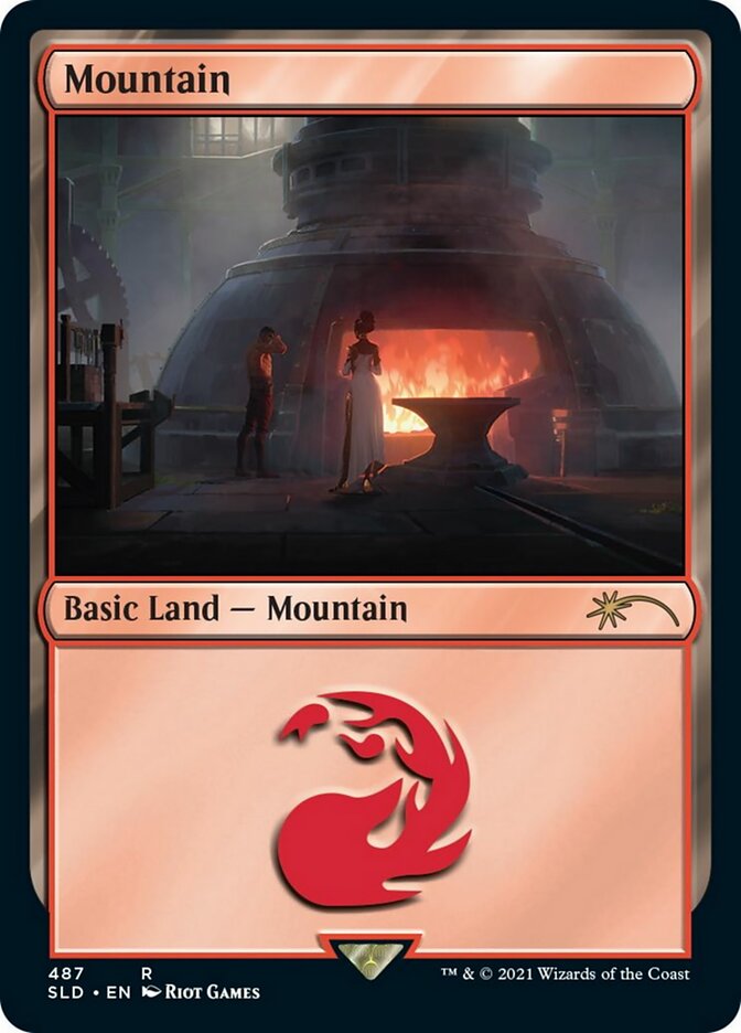 Mountain (487) [Secret Lair Drop Series] | Card Merchant Takapuna