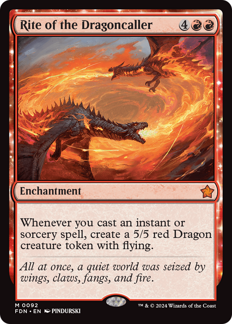 Rite of the Dragoncaller [Foundations] | Card Merchant Takapuna