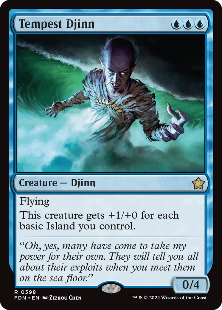 Tempest Djinn [Foundations] | Card Merchant Takapuna