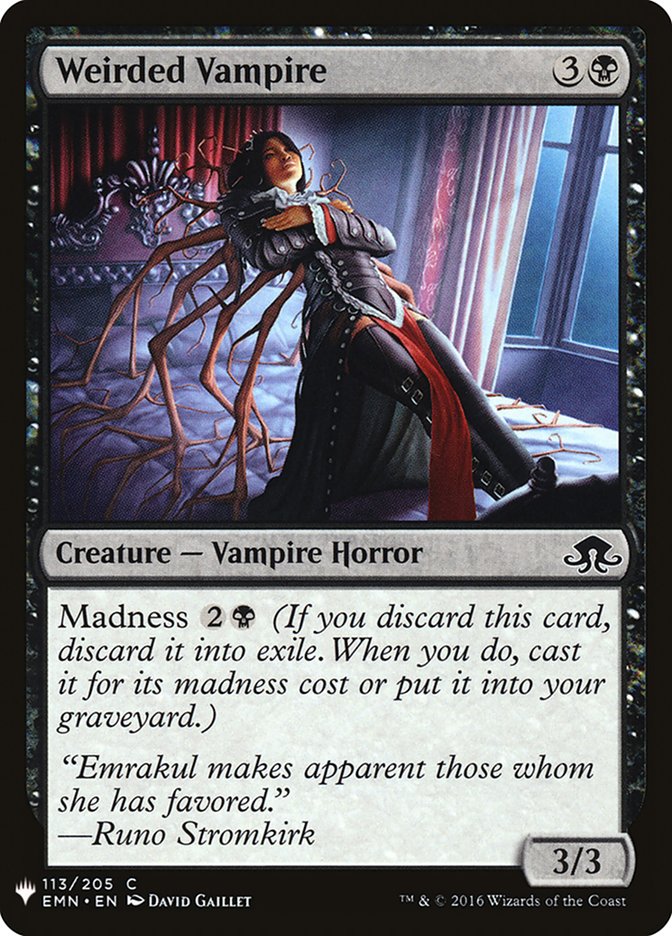 Weirded Vampire [Mystery Booster] | Card Merchant Takapuna