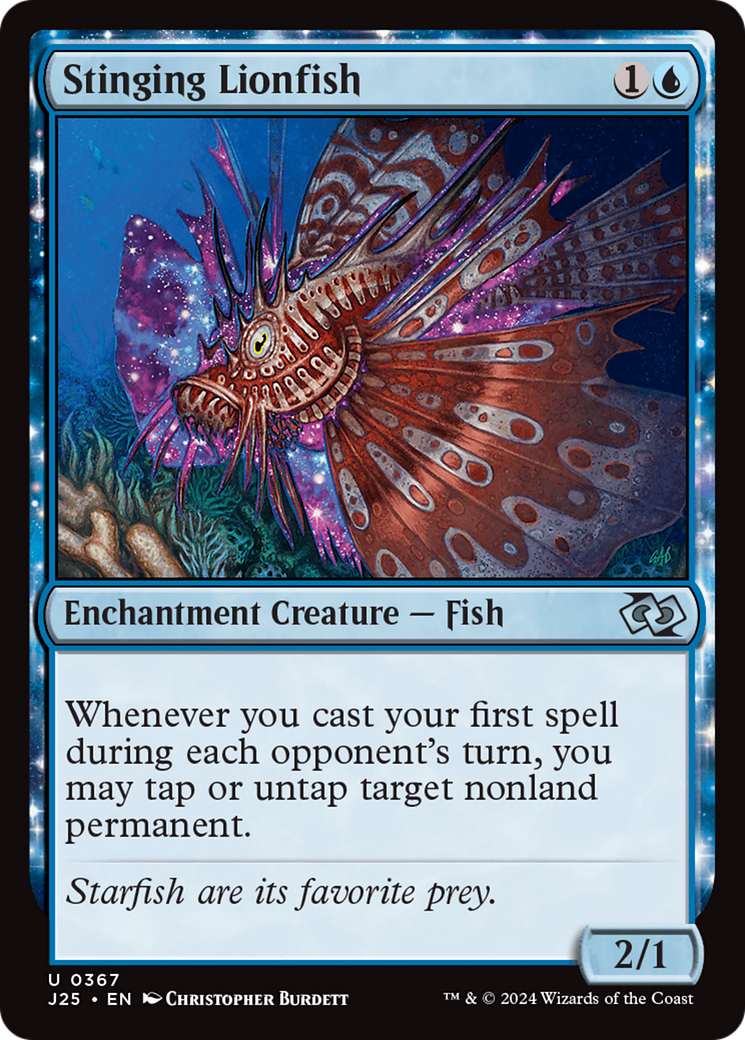 Stinging Lionfish [Foundations Jumpstart] | Card Merchant Takapuna