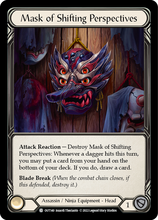 Mask of Shifting Perspectives [OUT140] (Outsiders) | Card Merchant Takapuna