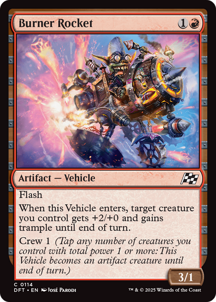 Burner Rocket [Aetherdrift] | Card Merchant Takapuna