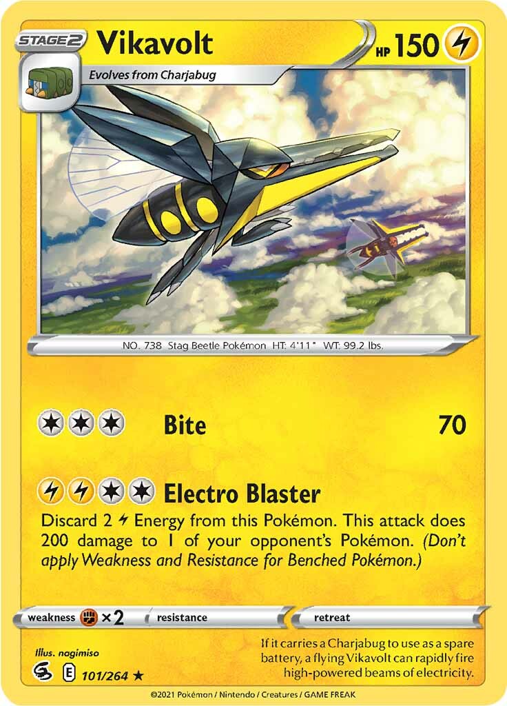 Vikavolt (101/264) [Sword & Shield: Fusion Strike] | Card Merchant Takapuna